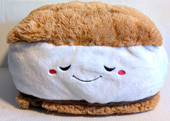 Squishables S’ Mores Cookie Sandwich Pillow Plush Jumbo 15″ – Retired