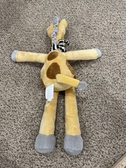 Bedtime Originals Plush Giraffe, Yellow/ Tan w/Neck Scarf, Baby Toddler Soft EUC
