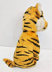 Rushton Company Sitting TIGER Plush Animal Green Eyes Atlanta Ga. VTG 50s-60s