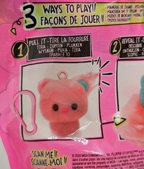 Lot Of 4 New Fluffie Stuffiez Minis Gummy Bear & Jelly Bean Collectible Fidget