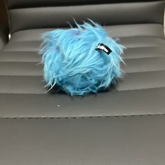 Clawee Mascot Plushy Fuzzy Blue