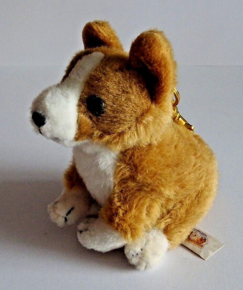CORGI PLUSH CUDDLY TOY 5.5″” HAND MADE CUTE CUDDLY ROYAL PALACE CORGI TOY