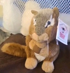 Peanut The Chipmunk with ACORN By The Stuffed Animal House Plush NWT Old