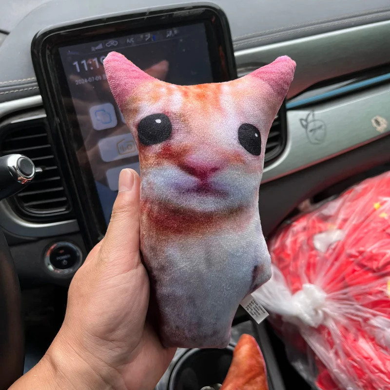 Cat Meme Plush Doll 20cm Cute El Gato Cat Stuffed Animal Toy Gift Collectible