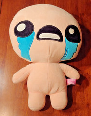 The Binding of Isaac Stuffed Plush Toy Soft Doll ISSAC Cosplay Funny Gift 30cm