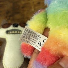 Fuggler Fart Face Plush lot Rainbow and Suspicious Fox Both Work