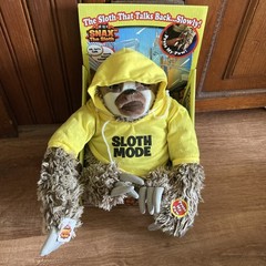 Snax The Sloth – Talking Moving Plush Voice Recorder Toy Sloth Mode – NEW IN BOX