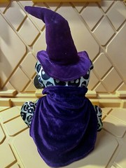 plush 11” Skull Bear W/hat & Cloak 3 AST halloween Kellytoy