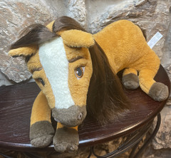 Disney Dreamworks Spirit Horse Plush Large 22″ Lying Down Riding Free