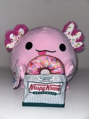 Snackles 14″ Axolotl Plush Krispy Kreme Stuffed Animal Snack Toy