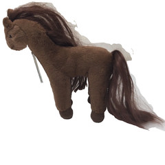 Comet Brown Pony Horse Long Mane Tail NWT Whimzy Pets Plush Blip 8″ Lovey 2010