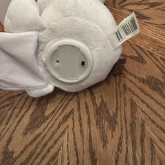 The Disney Store Olaf plush 6″ reindeer christmas frozen Giggles Vibrate Testd