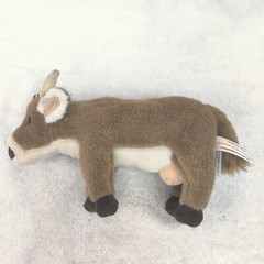 Rare Hermann Teddy Collection Cow Steer 9” 23cm plush stuffed animal