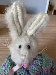 The Boyds Collection Ltd. Archive Mini Rabbit Plush Knit Sweater Retired 1993