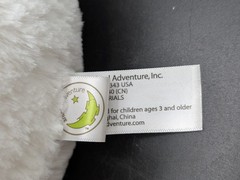 Animal Adventure 2011 Duck Plush White & Yellow 9″ L4213