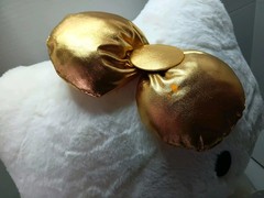 Sanrio Soft Hello Kitty Stuffed Animal & Plush Toy PP Cotton Gold 9.1 Brand New