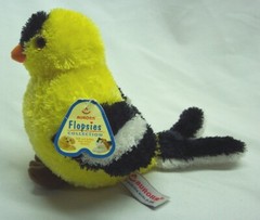 Aurora SOFT YELLOW GOLDFINCH BIRD 7″ Plush STUFFED ANIMAL Toy NEW w/ TAG