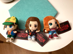 Lot of 3 Netflex Stranger Things 5” Plushies Dustin, Max & Eleven NWT Jazwares