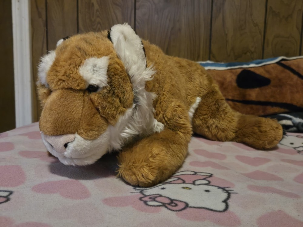 FAO Schwarz Bengal Tiger Realistic Plush Stuffed Animal Toy 19″ 2013 Toys R Us