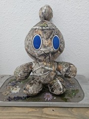 Sonic the Hedgehog Chao Plush – Custom Camouflage Variant (NEW)