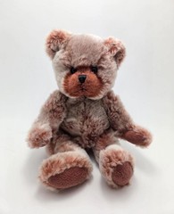 The Bear Factory Teddy Bear, Soft Gorgeous Coloring, Vintage Bear Plush (9 inch)