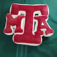 Texas A&M Aggies Travel Pillow Plush Stuffed Soft Logo 10″ Tall – S