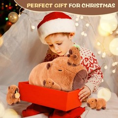 5-in-1 Capybara Stuffed Animals with Babies Inside, 5Pcs Set Capybara Plush w…