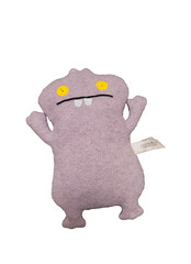 NWT Uglydoll Little Ugly Babo, Light Purple, Small Plush, 7.5 in, Yellow Eyes