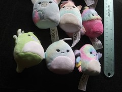 Lot of 14 Squishville Micromallow 2 inch Plush Kelly Toys well loved used toys