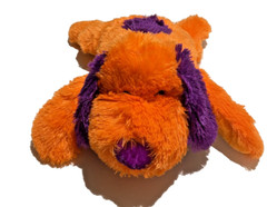 VTG Orange Plush Dog Peek-A-Boo Toy 18″ Stuffed Animal New With Tag