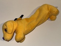 Vintage Lisa Frank Casey Yellow Lab Puppy Dog And Markie The Unicorn Pen Pouch