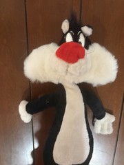 Ace Novelty Company 1995 Hard Plush Sylvester the Cat 20″ Looney Tunes *