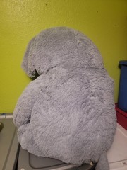 Huge 55″ Giant Plush Elephant Gray Jumbo Stuffed Animal 24″ Wide Best Made Toys