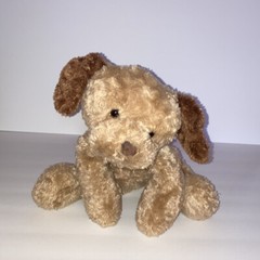 Gund Cocoa Floppy Lab Puppy Dog 15″ Plush Stuffed Animal 44495 Tan Brown Retired