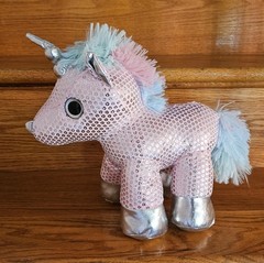 DAN DEE Collector Choice Unicorn Stuffed Animal Toy Age 3+ 10″ Sparkly Pink