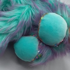 Rainbow Fuzzles Veda Unicorn Plush Douglas Cuddle Toys 15″ Teal Purple Sparkle