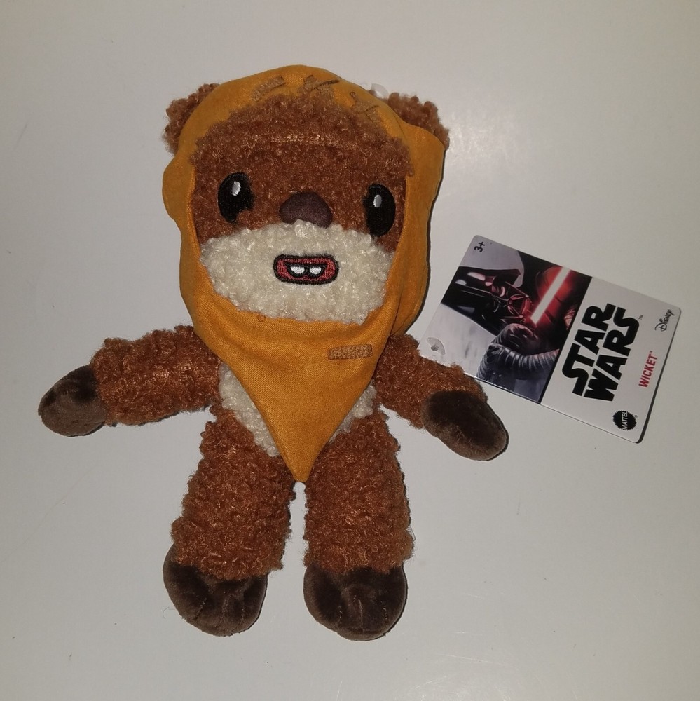 NEW Star Wars Wicket Plush 8″ Brown Ewok Stuffed Animal Toy Disney Lovey Gift
