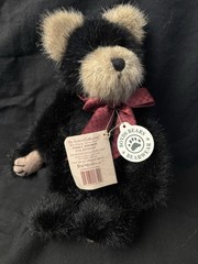 Black And Brown Boyds Bear Stuffed Animal New With Tags