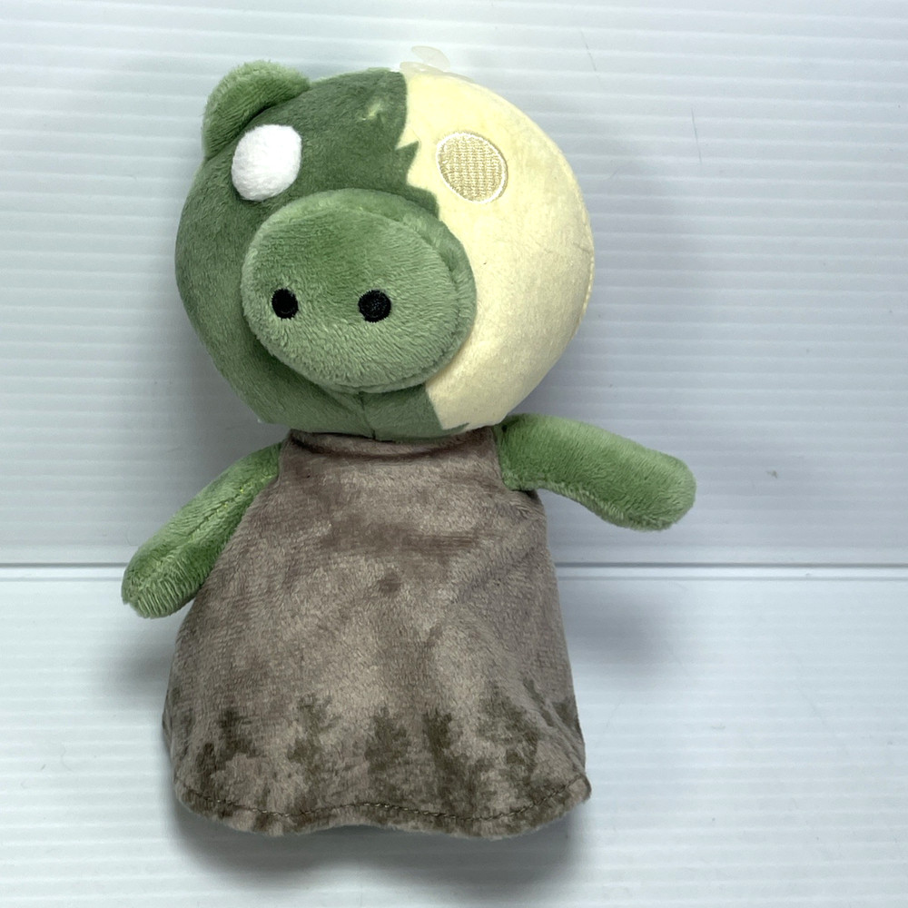 ZomPiggy Plush Stuffed Piggy Minitoon 6.25″ Green Yellow 2021 Roblox Character