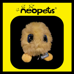 Neopets Jumbo Yellow Jubjub Plush Jakks Pacific Keyquest Series 3 Large 2008