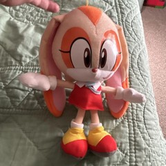 Great Eastern Sonic The Hedgehog Cream The Rabbit 7.5″ Plush