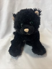 Webkinz HM135 Black Cat Plush Only No Code