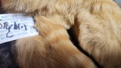 Orange Tabby Cat Plush 12″ MJC International Stuffed Animal 1992 Lying Down