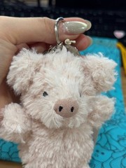 Jellycat Little Pig Mini Plush Bag Charm Keychain Cute Collectible NWT 2026
