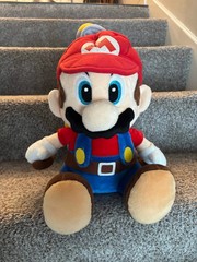 Rare SegaPrize Super Mario Sunshine 2002 Large Plush FLUDD Pack