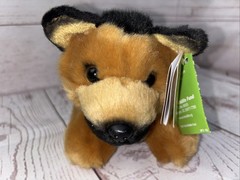 NEW Aurora Miyoni German Shepherd Dog Puppy Plush Stuffed Animal Laying Down 9”