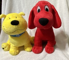 Kohl’s Cares Clifford Big Red Dog Plush and T-Bone Lot of 2 Small Washable 2011