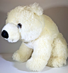 Destination Nation Polar 🐻‍❄️ Plush Natural Off-White Realistic Stuffed Animal