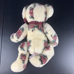 2058A Vintage Ganz Heritage Collection Rosabella Stuffed Plush Rose Bear