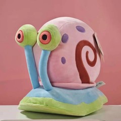 22cm Cute Pink Shell Snail Plush Toy Soft Stuffed Animal Doll Gift for Kids Fans